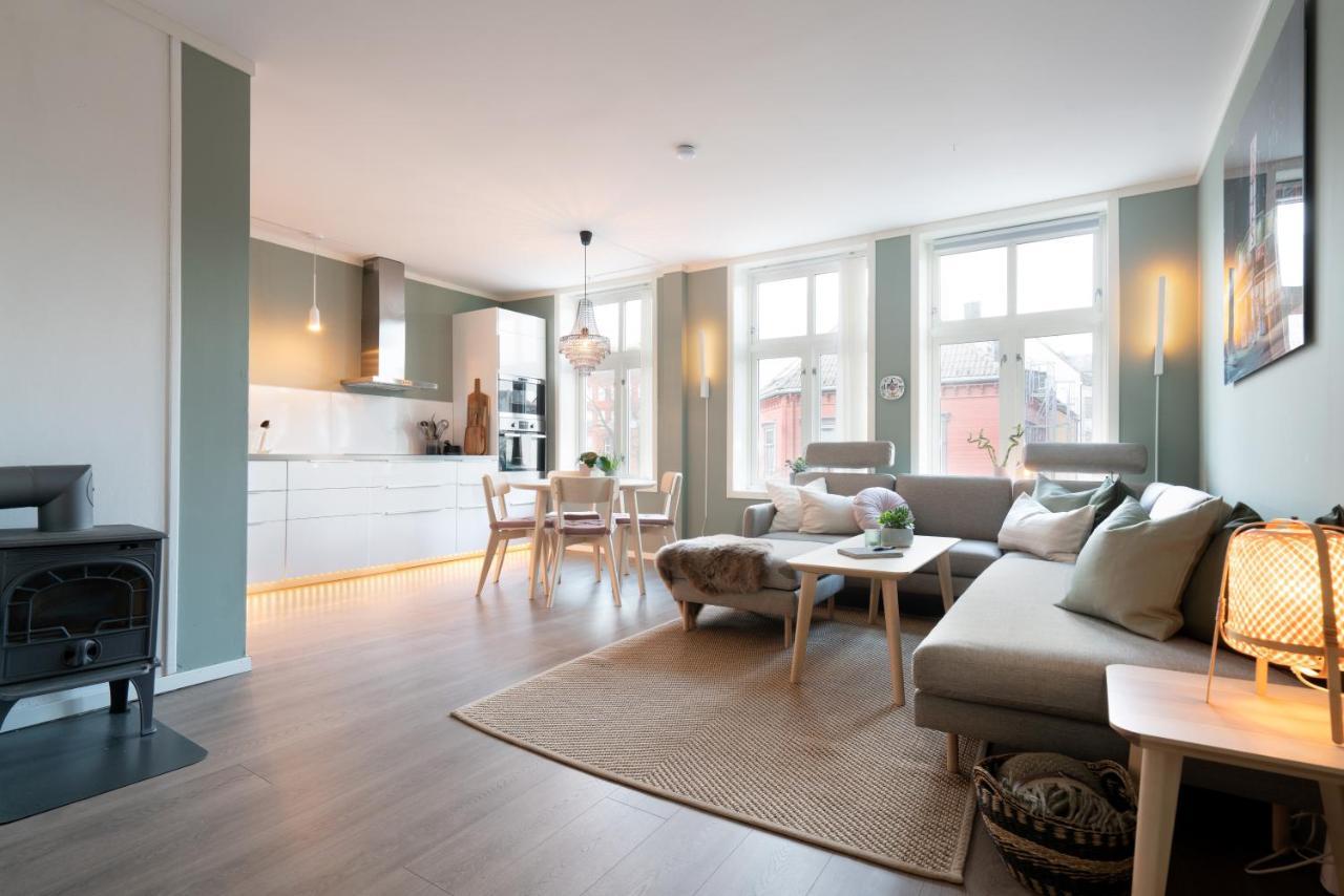 Ferienwohnung The Golden Lion Street Getaway Trondheim Exterior foto