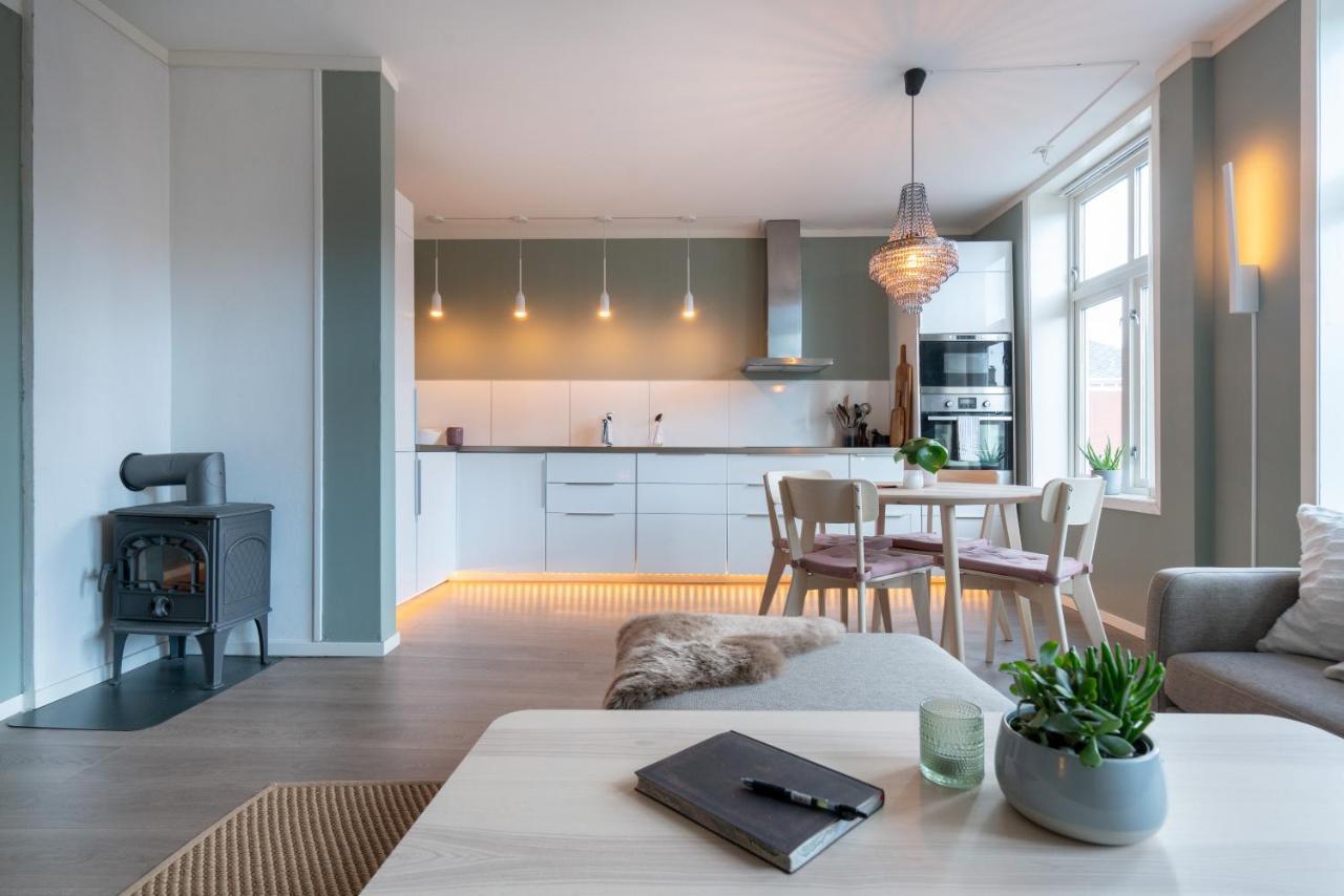 Ferienwohnung The Golden Lion Street Getaway Trondheim Exterior foto